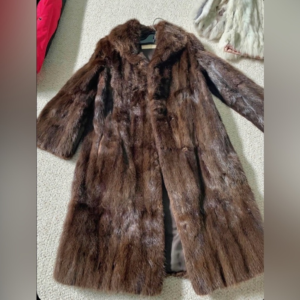 Unique Vintage Luxurious Brown Teddy Coat